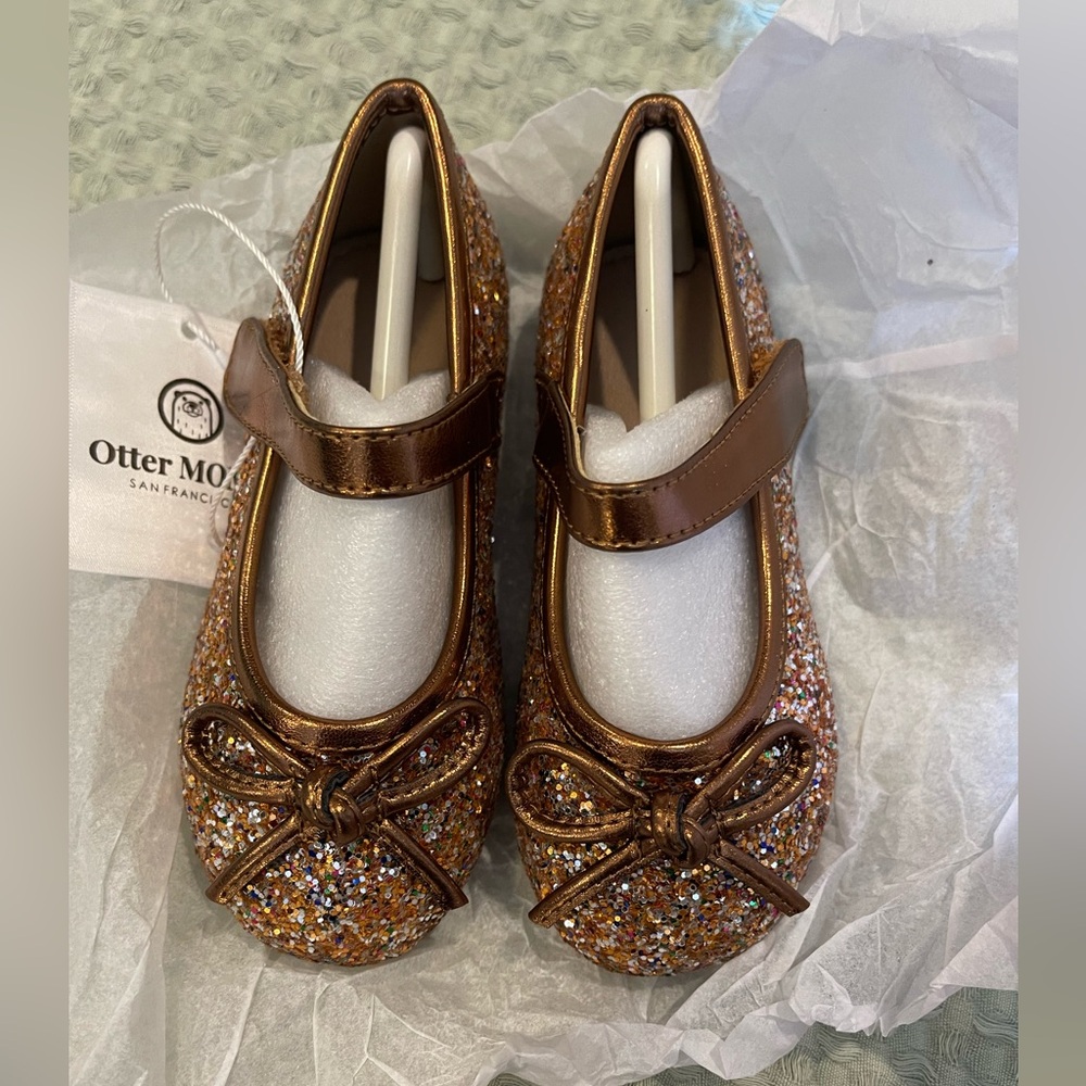 Otter MOMO Toddler/Little Girls Mary Jane Ballerina Flats Shoes sz 7 multicolor